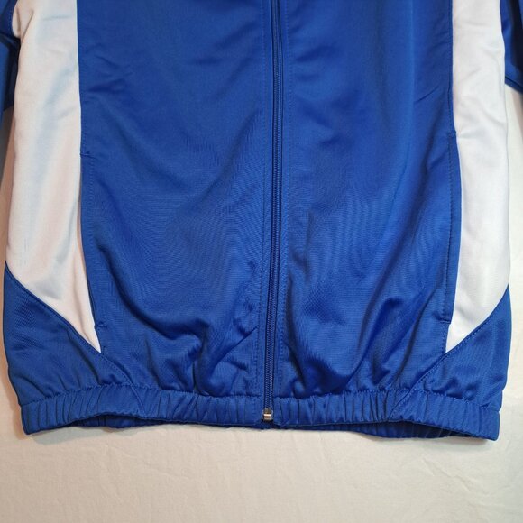 Mens "AUGUSTA SPORTSWEAR" brushed tricot Blue full zip jacket‎ sz Small NWT - Picture 6 of 8